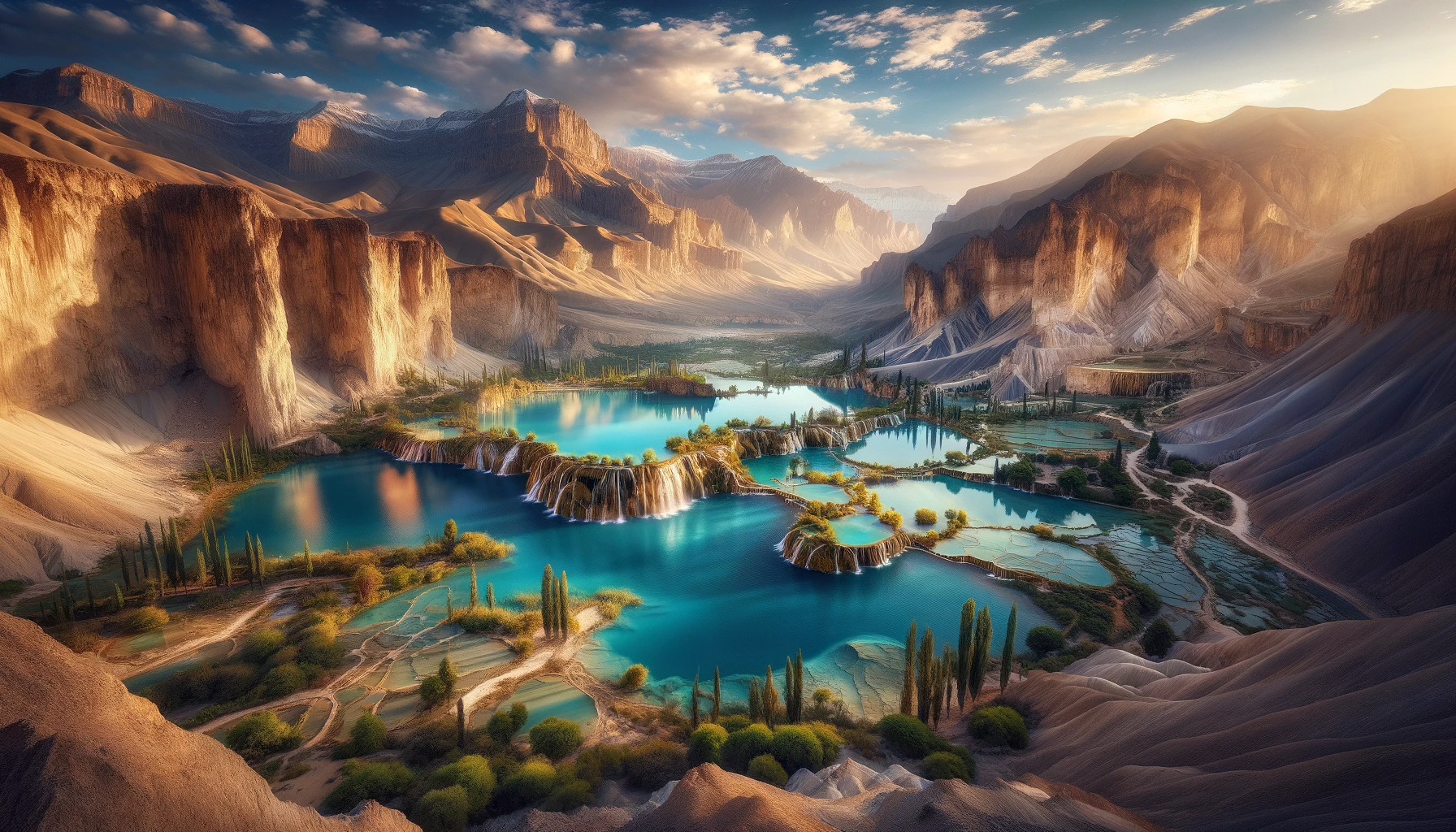 Band-e Amir National Park in Afghanistan