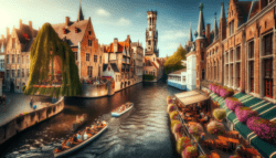 Belgium medieval city of Bruges