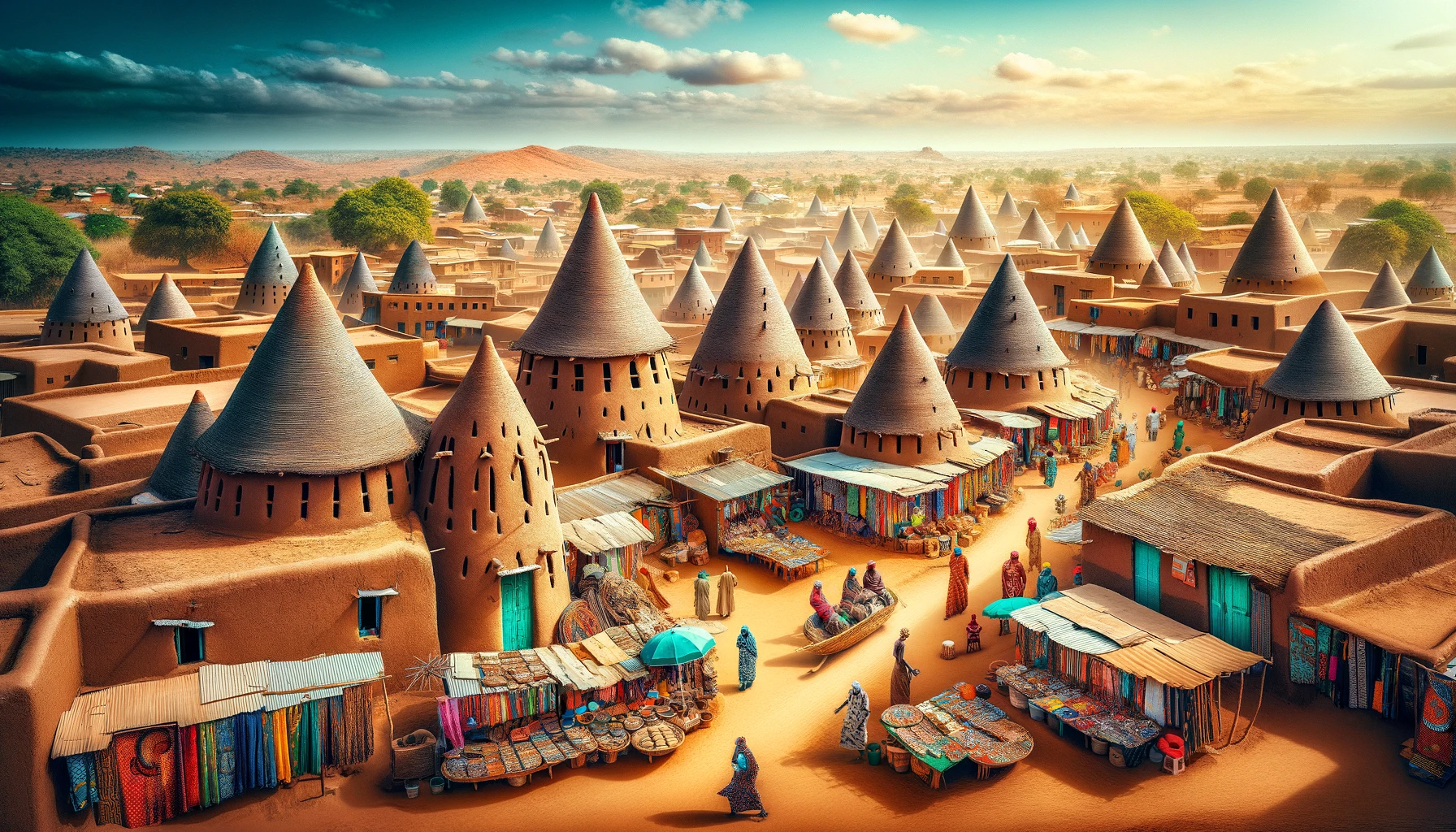 Burkina Faso mud-brick architecture