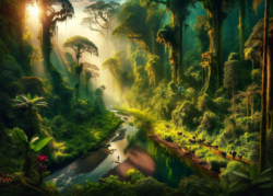 Congo-lush rainforest landscape