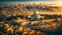Israel the iconic skyline of Jerusalem, inc