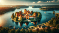Lithuania Trakai Island Castle