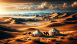 Mongolia the Gobi Desert