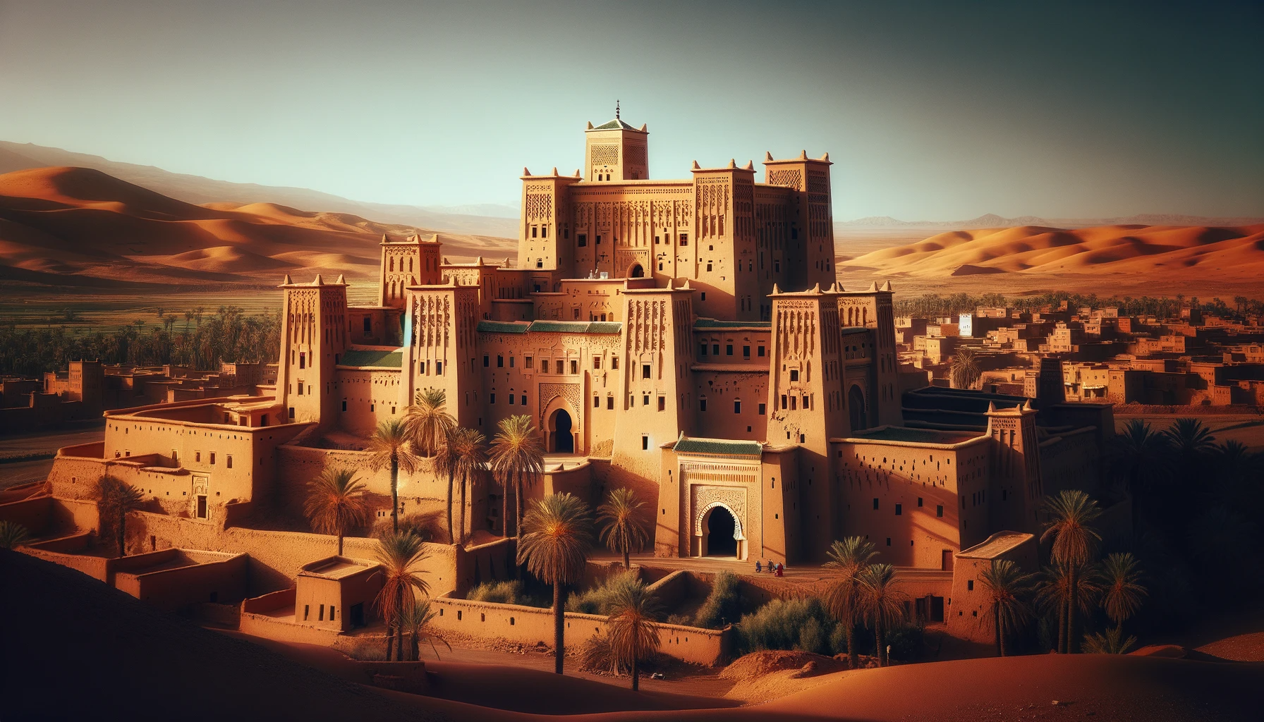 Morocco iconic Kasbah