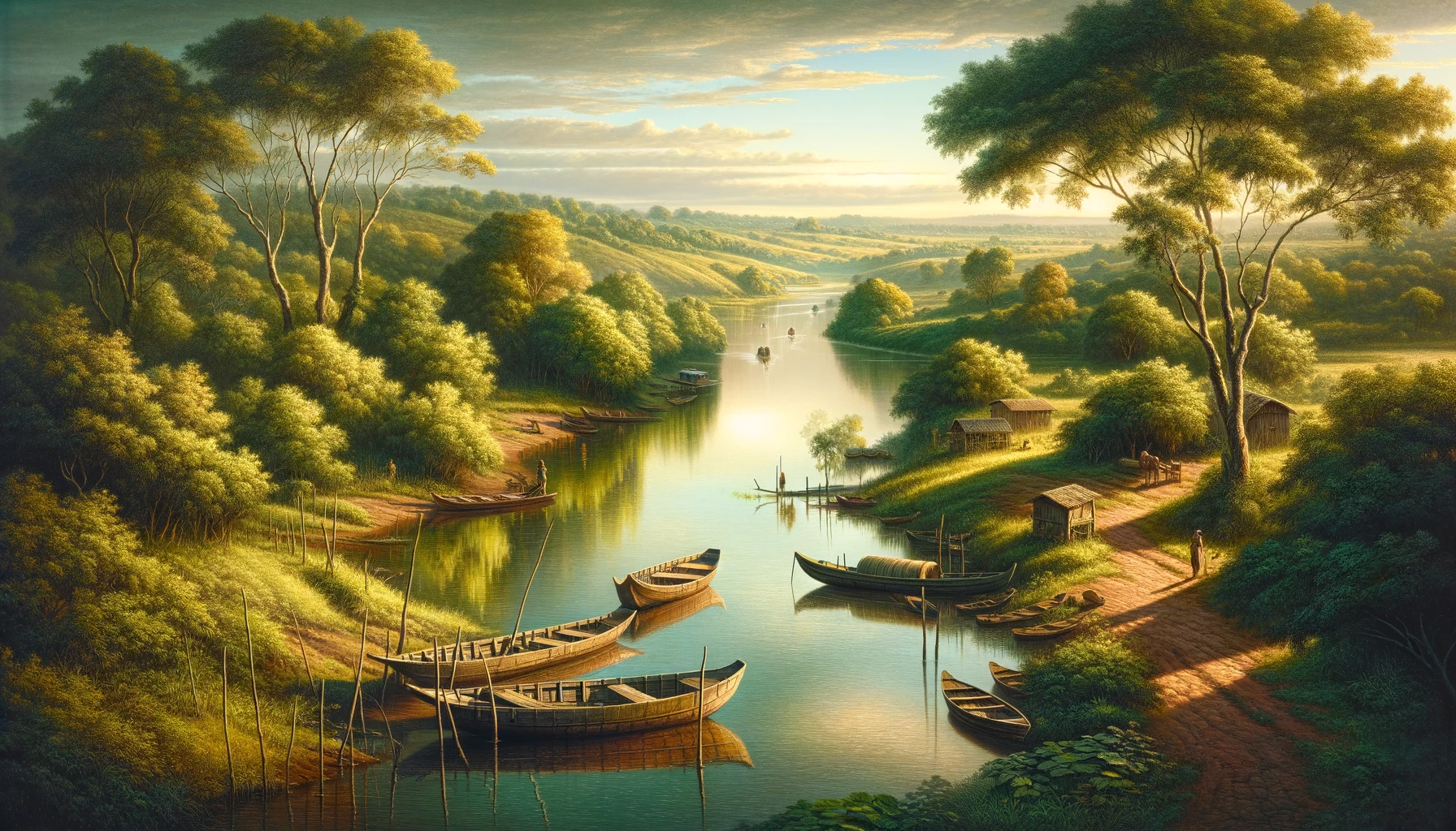 Paraguay's landscape-greenery and serene waterways