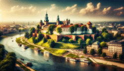 Poland Wawel Castle in Krakow