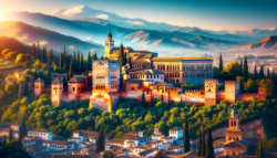 Spain - the Alhambra Palace in Granada