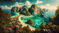 Thailand iconic Phi Phi Islands