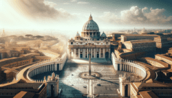 Vatican City artistic rendering