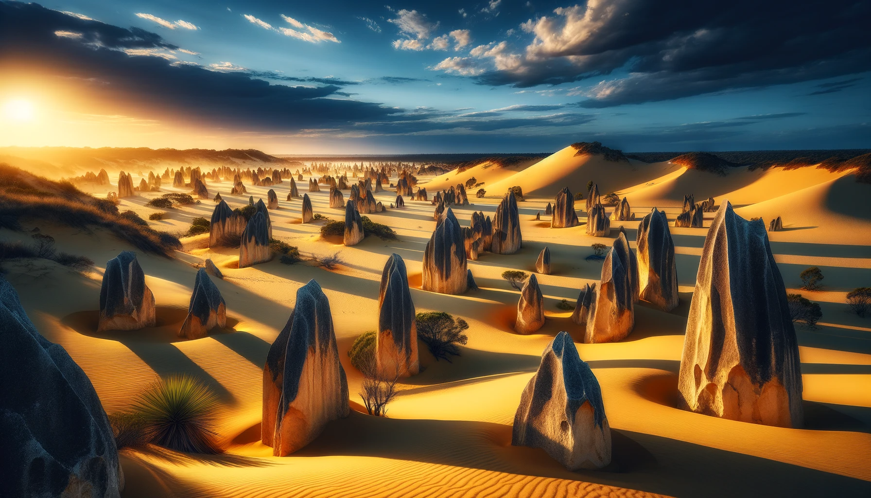 Western Australia Pinnacles Desert in Nambung National Park