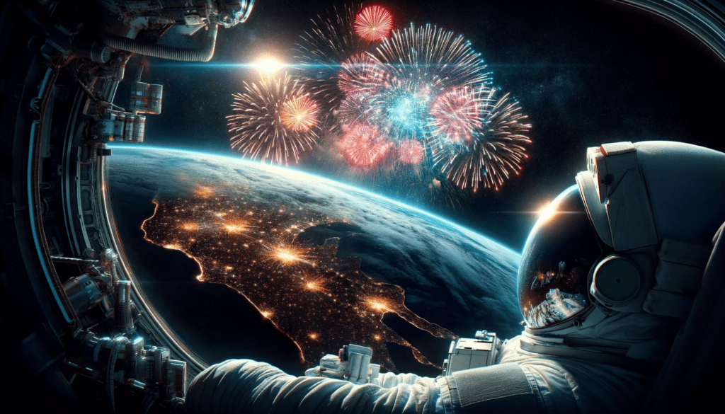 Fireworks from Space