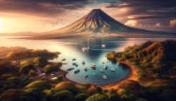 Nicaragua Volcano lake